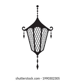 Vector isolated icon fairy lantern