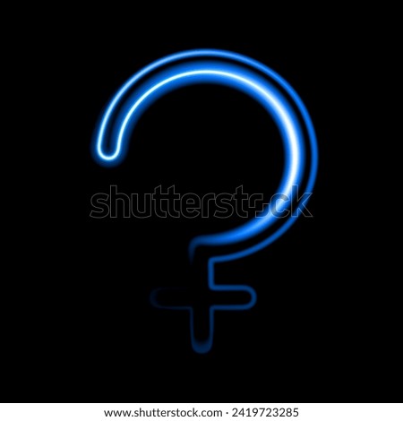 Vector isolated illustration of astrological sign ceres planet.