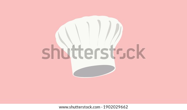 Vector Isolated Illustration of a Chef Hat. Chef or\
Kitchen Icon