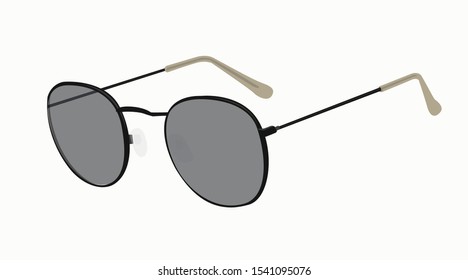 Vector Isolated Illustration of Glasses
