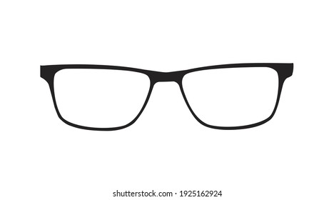 Vector Isolated Illustration of Glasses