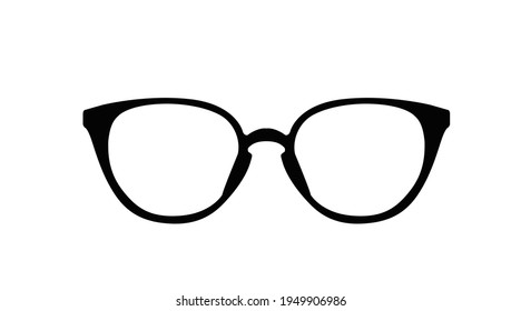 Vector Isolated Illustration of Glasses
