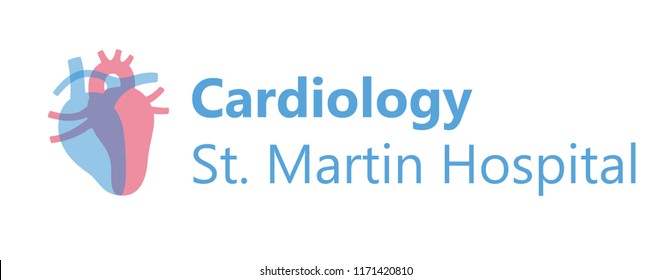 Vector isolated illustration of heart anatomy. Human circulatory system icon. Healthcare medical center, surgery, hospital, clinic, diagnostic logo. Internal donor organ symbol poster design. Donation