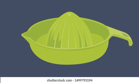 Vector Isolated Illustration of a Juicer