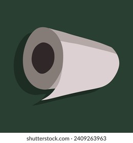 Ilustración aislada de vectores de toallas de papel.