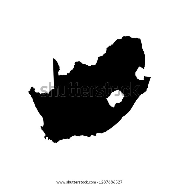 Vector Isolated Illustration Political Map African Stock Vector Royalty Free 1287686527 8251