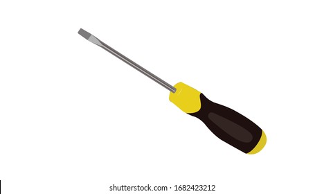 a screwdriver