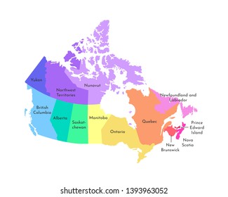 Map Of Canadas Provinces Canada Provinces Map Images, Stock Photos & Vectors | Shutterstock