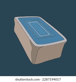 Vector isolated illustration of a tarot card. Prediction of the future. Cards for divination.