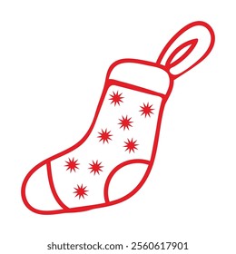 Vector isolated image of a Christmas illustration