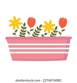 Vector isolated image for use in gardening or spring holiday design