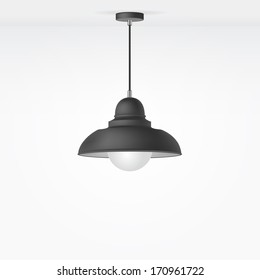 Vector Isolated Lamp