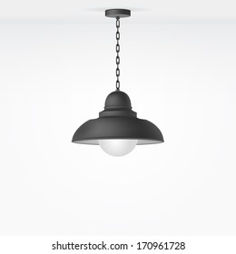 Vector Isolated Lamp