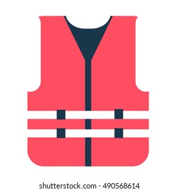 vector isolated lifevest