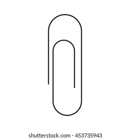 Vector isolated line icon clip.