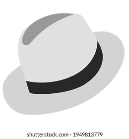 Vector, Isolated, Mens Hat On White Background