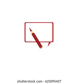 Vector isolated moder banner icon bubble speesh illustration
