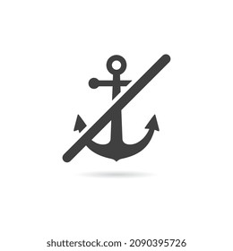Vector Isolated No Anchor Icon