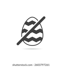 Vector Isolated No Easter Egg Icon