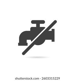 Vector Isolated No Faucet Icon