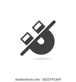 Vector Isolated No Magnet Icon