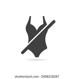 Vector Aislado Sin Icono De Swimsuit