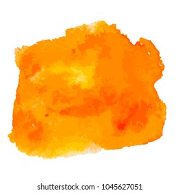 vector, isolated orange spot