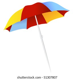 Vector isolated parasol