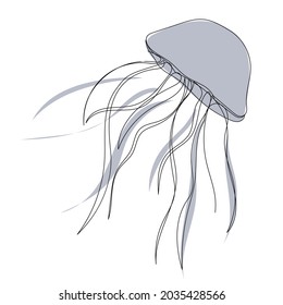 5,773 Line drawing jellyfish Images, Stock Photos & Vectors | Shutterstock