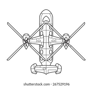 Vector isolated plane icon