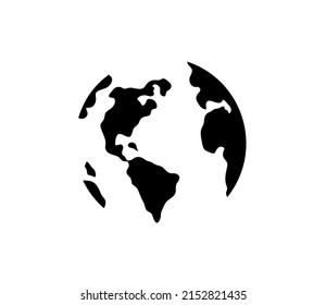 Símbolo de sombra de silueta de color negro en el plano planetario aislado del vector