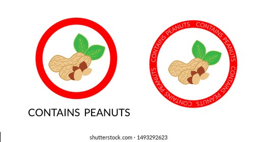 Contains Nuts Symbols Icons Stock Illustrations Images Vectors Shutterstock