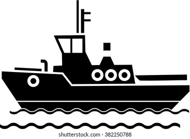 Vector isolated ship sign