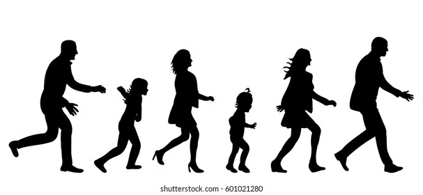 Family Groups Vector Stock Vector (Royalty Free) 127421906 | Shutterstock