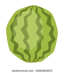 Vector isolated simple watermelon illustration 
