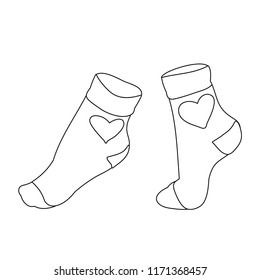 Socks Sketch Images, Stock Photos & Vectors | Shutterstock