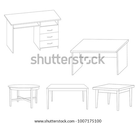 Similar – Image, Stock Photo The tables are lined up in rows. Only the guests are missing.