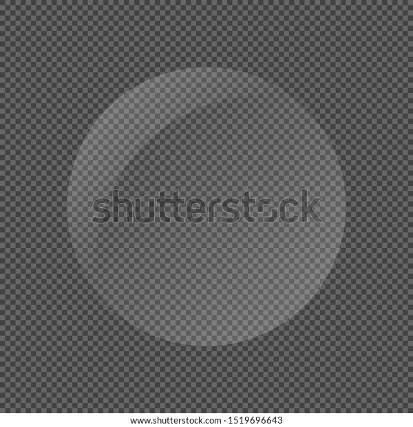 透明な背景に丸いガラス板のストックイラストのベクター画像テクスチャー のベクター画像素材 ロイヤリティフリー