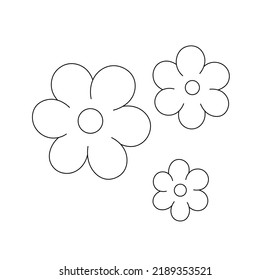 2,353 Flower 6 petals Stock Vectors, Images & Vector Art | Shutterstock