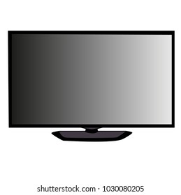 vector, isolated tv, on white background