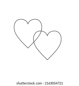 1,855 Heart Fine Line Images, Stock Photos & Vectors 