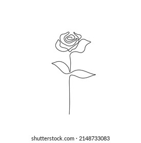 10,887 Rose one line Images, Stock Photos & Vectors | Shutterstock