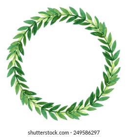 Vector isolated wreath