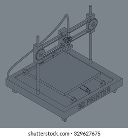Vector Isometric 3D Printer 