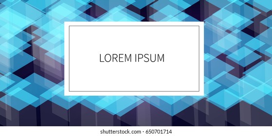 Vector isometric cubes in different projections. -stock vector