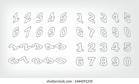 Vector Isometric digital circuit on white background for technology digital concept.