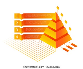Vector isometric infographics illustration.