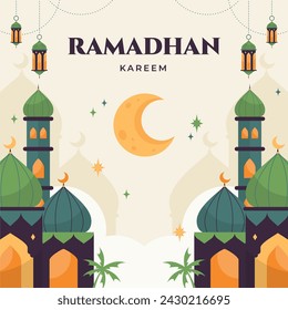 vector iustration of ramadhan, eid, ramadhan.