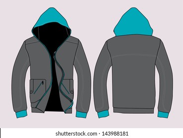 vector jacket design template