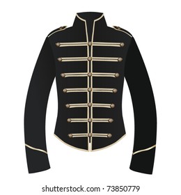 Vector Jacket With Golden Edges